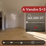 Vente S+3 à Jardin d'elmenzah