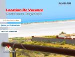 Location de vacance app s+2 vue mer sur la zone touristique