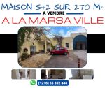 Maison 270 à la marsa ville