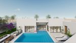 Villa en zone urbaine  titre bleu  djerba houmt souk  sur plan